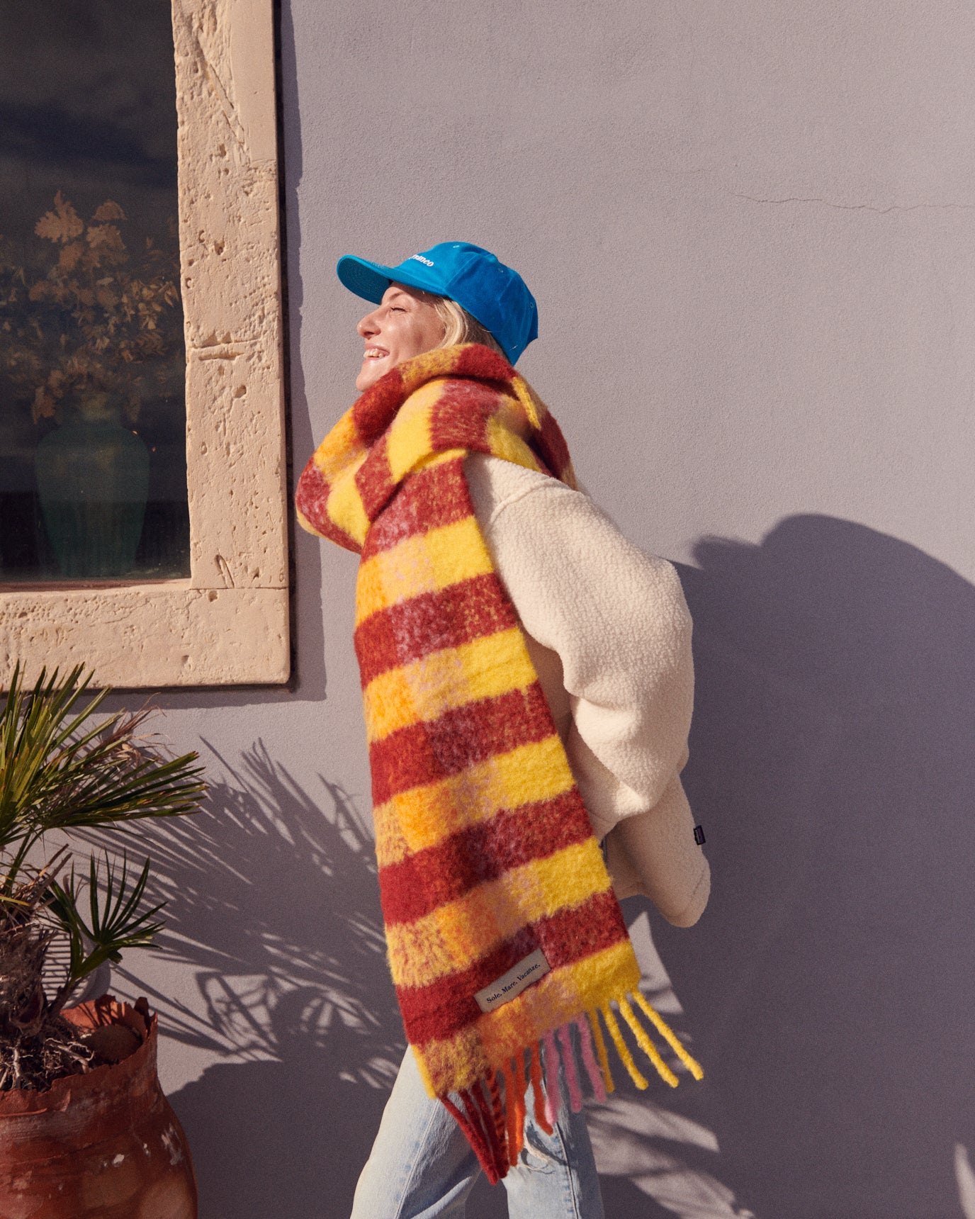 Szalik Z Alpaki /Sole Mare Vacanze Made In Italy