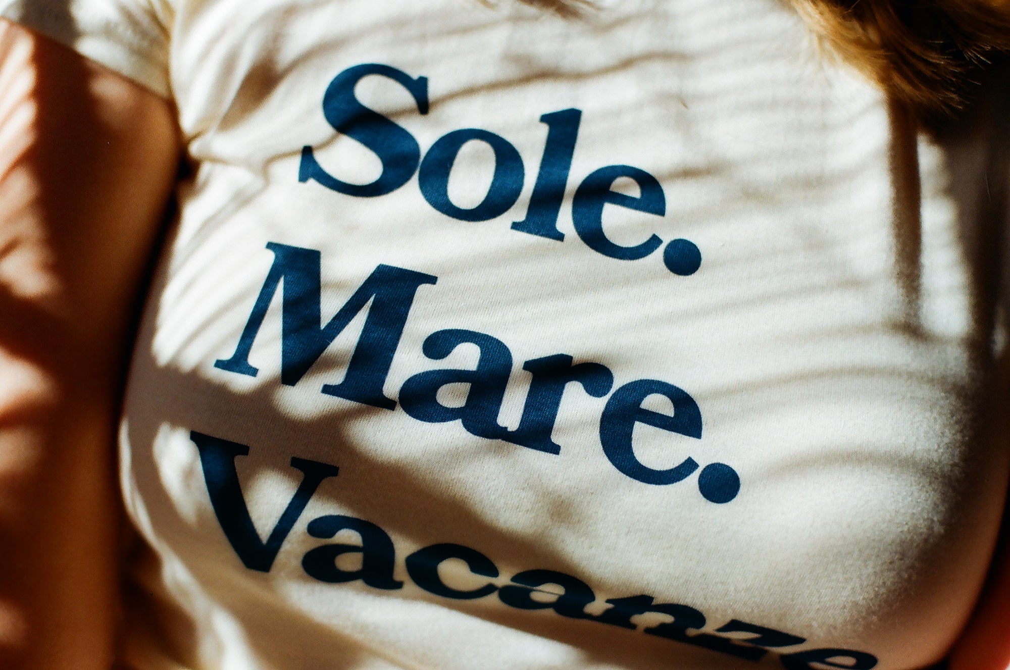 Sole Mare Vacanze T-shirt Reissue