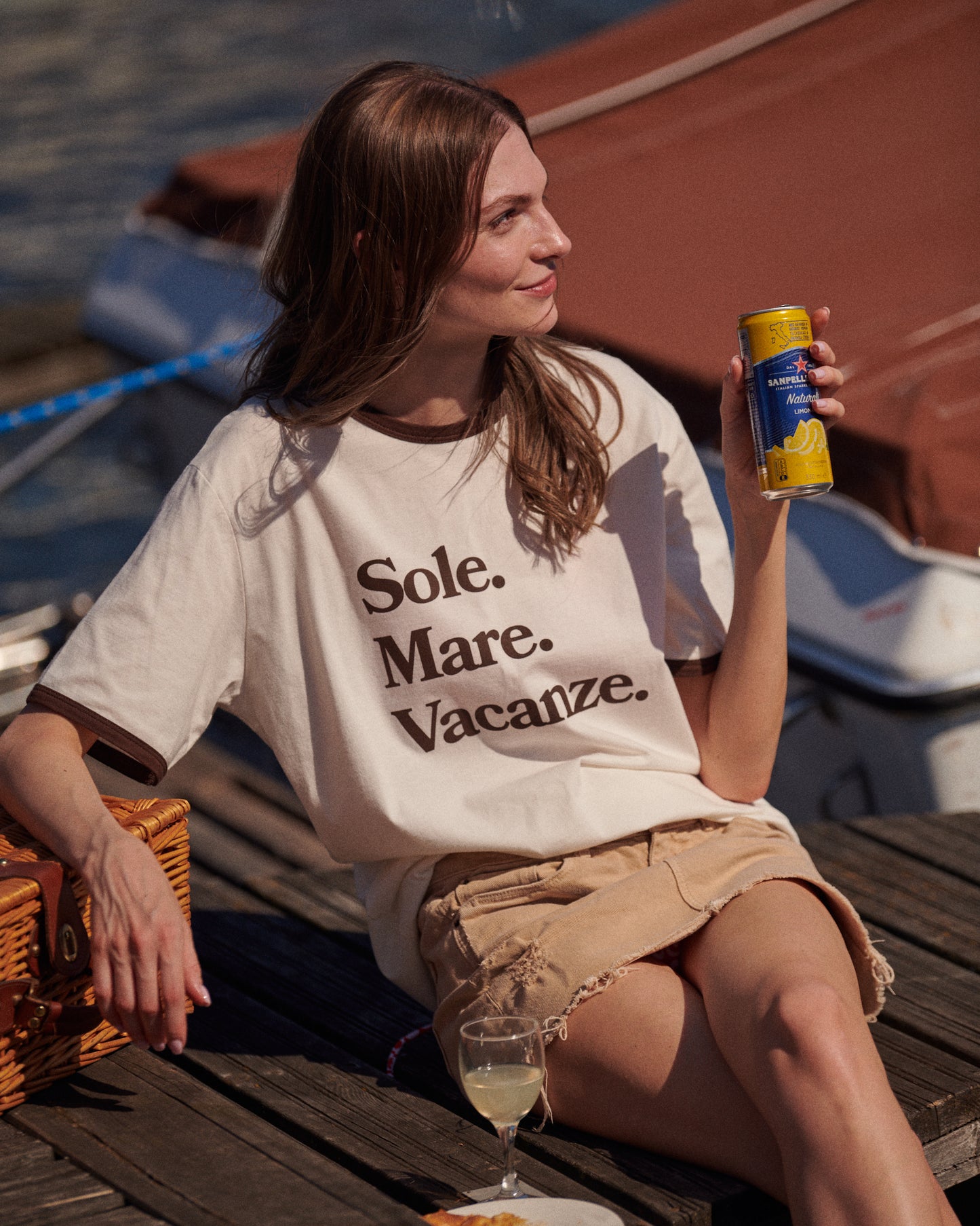 T-shirt Sole Mare Vintage Unisex
