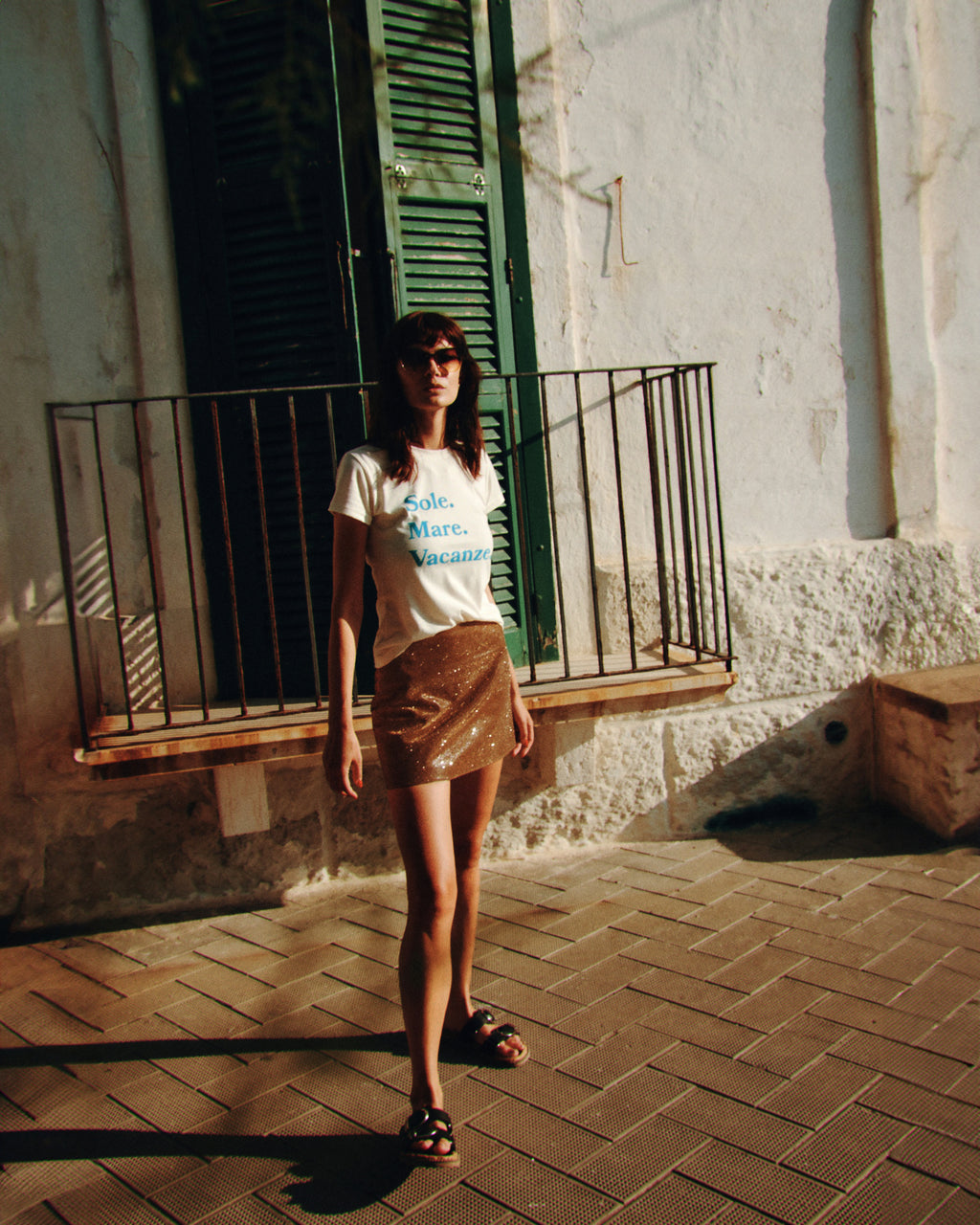Sole Mare Vacanze T-shirt Reissue