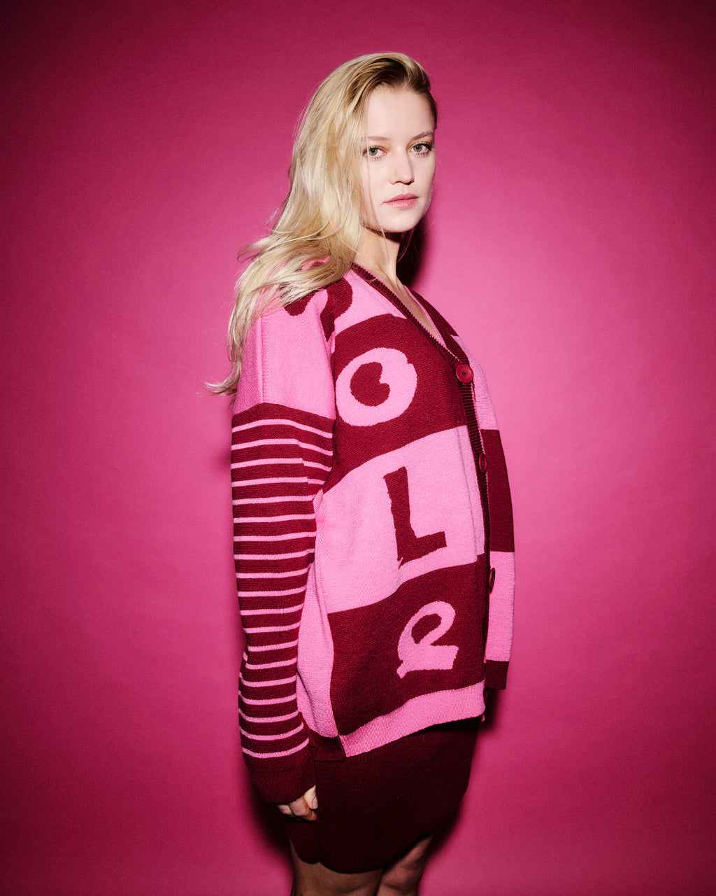 Wełniany kardigan Sole Mare X Maja Pilarek