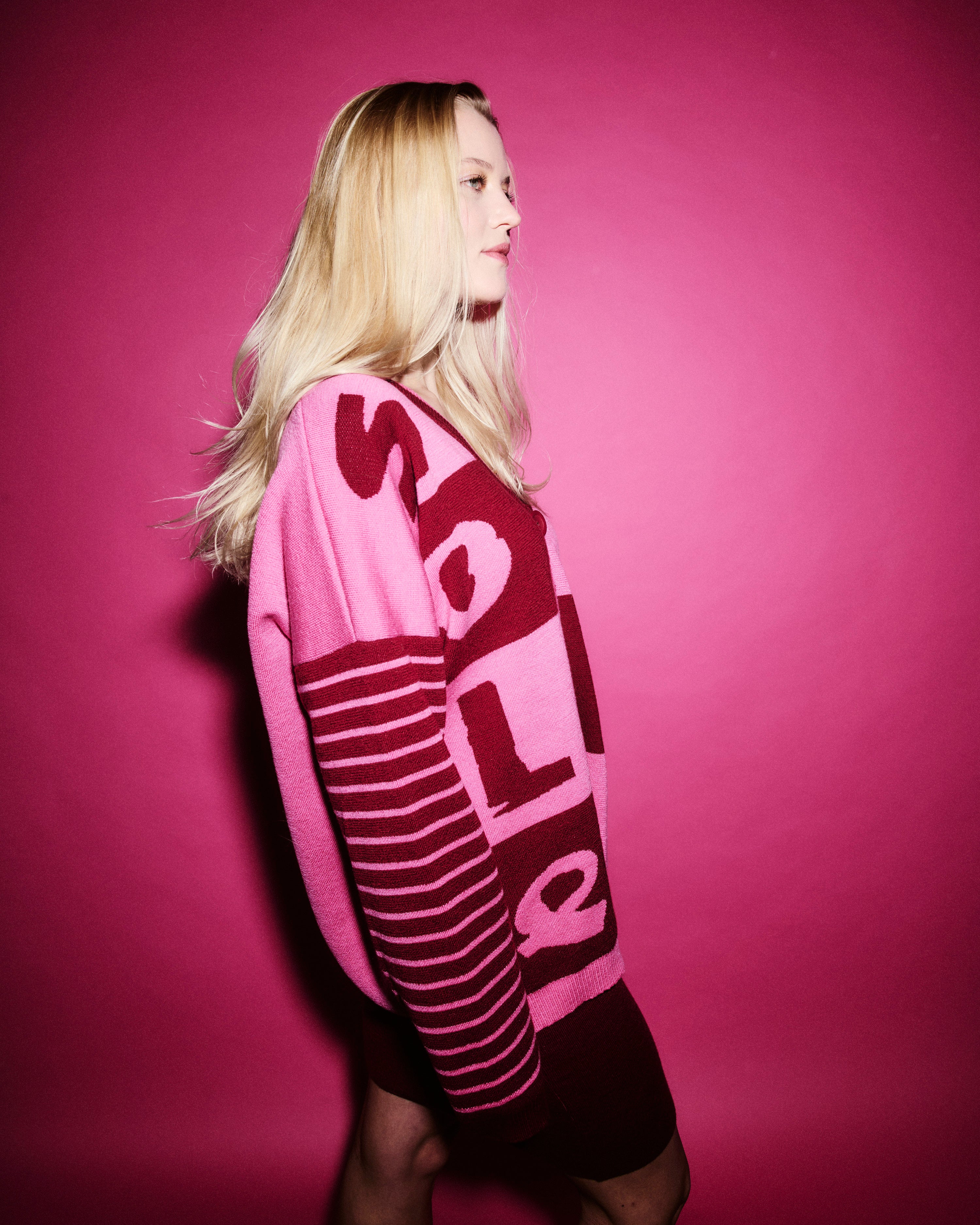 Wełniany kardigan Sole Mare X Maja Pilarek