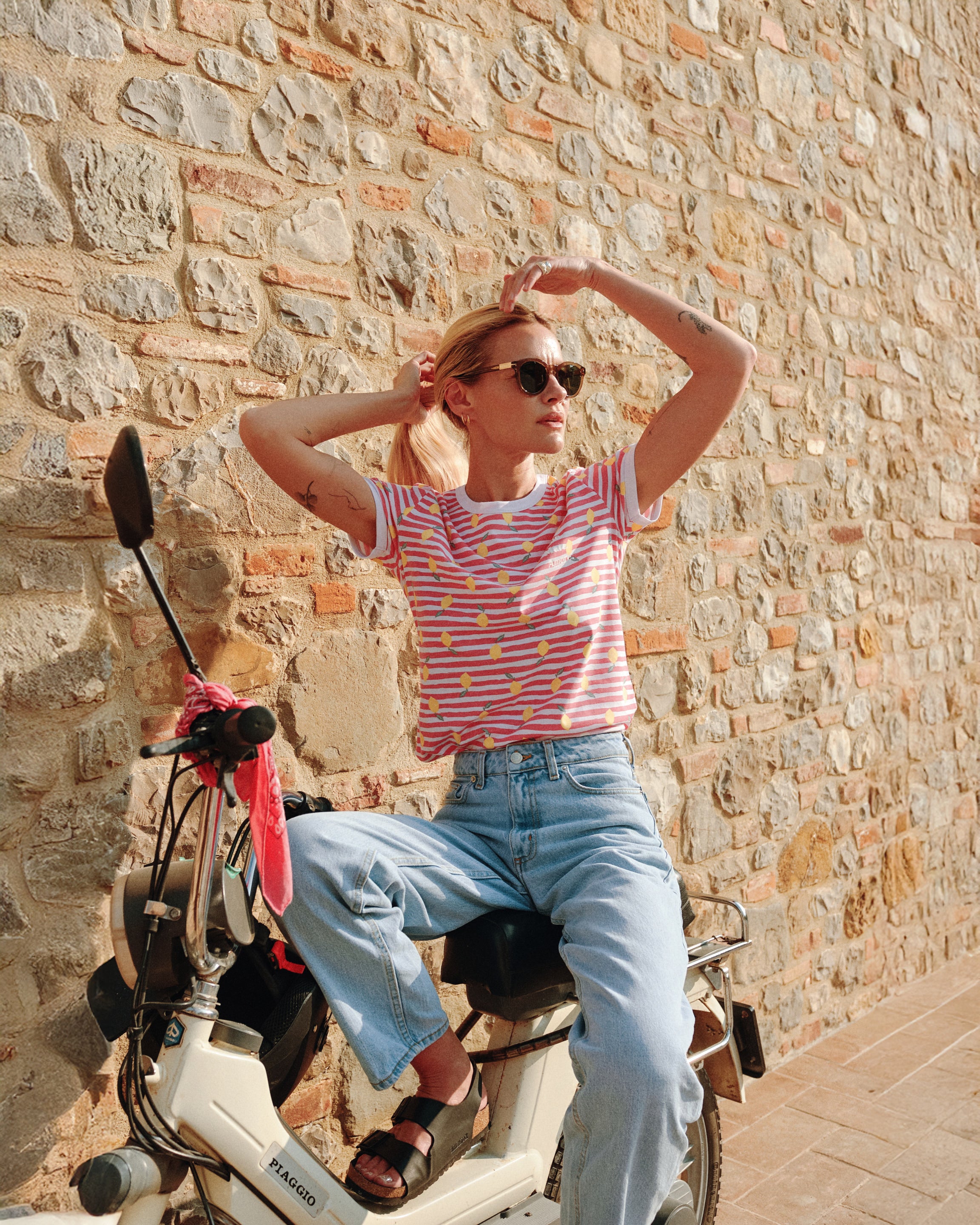 T-shirt Sole Mare Amore Vintage