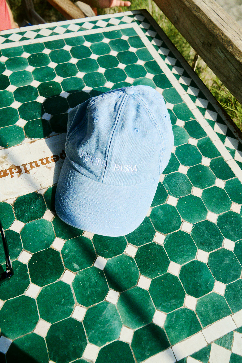 Drivemebikini blue baseball cap – premium accessory for beach and everyday styling