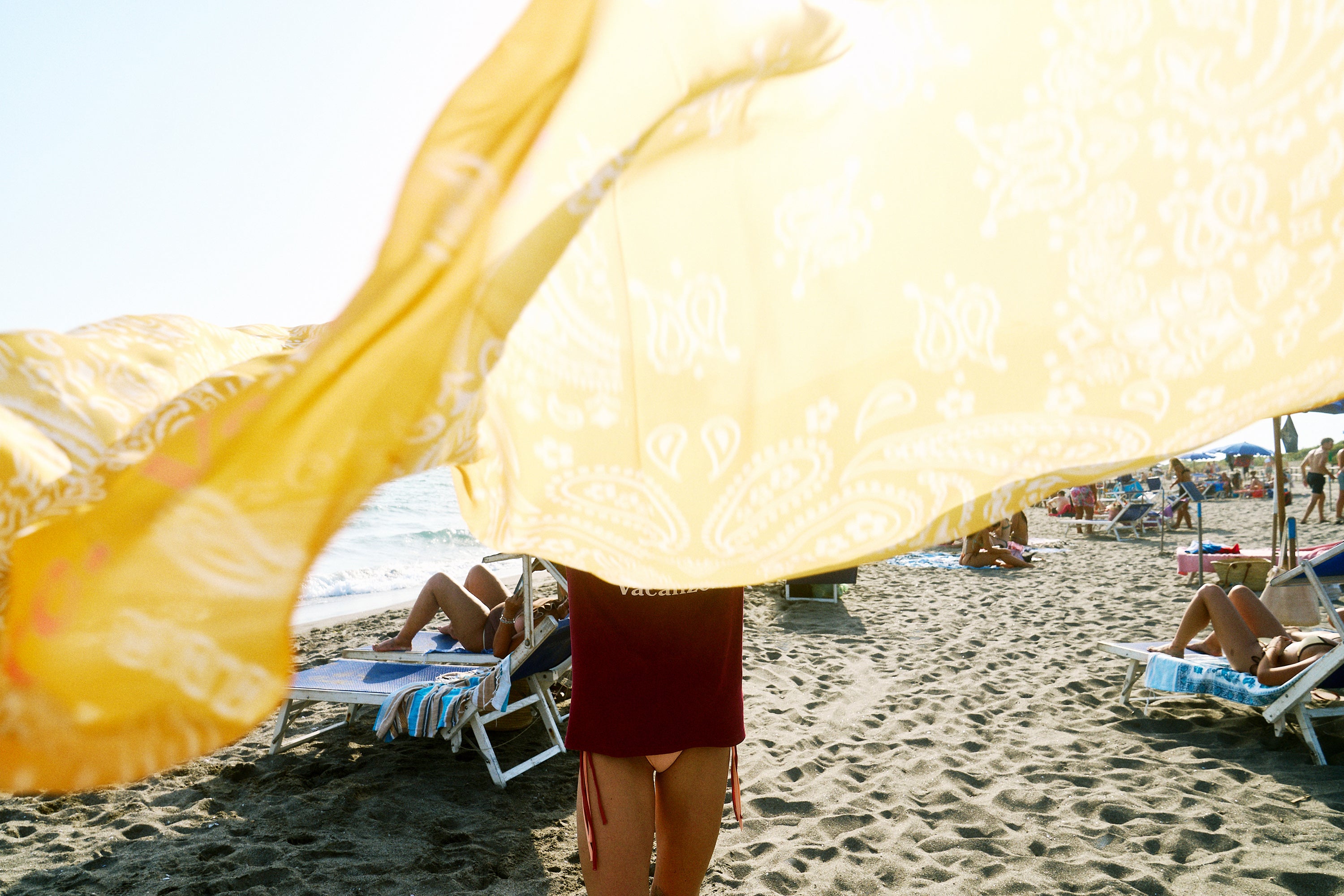 Pareo Sole Mare Vacanze Paisley