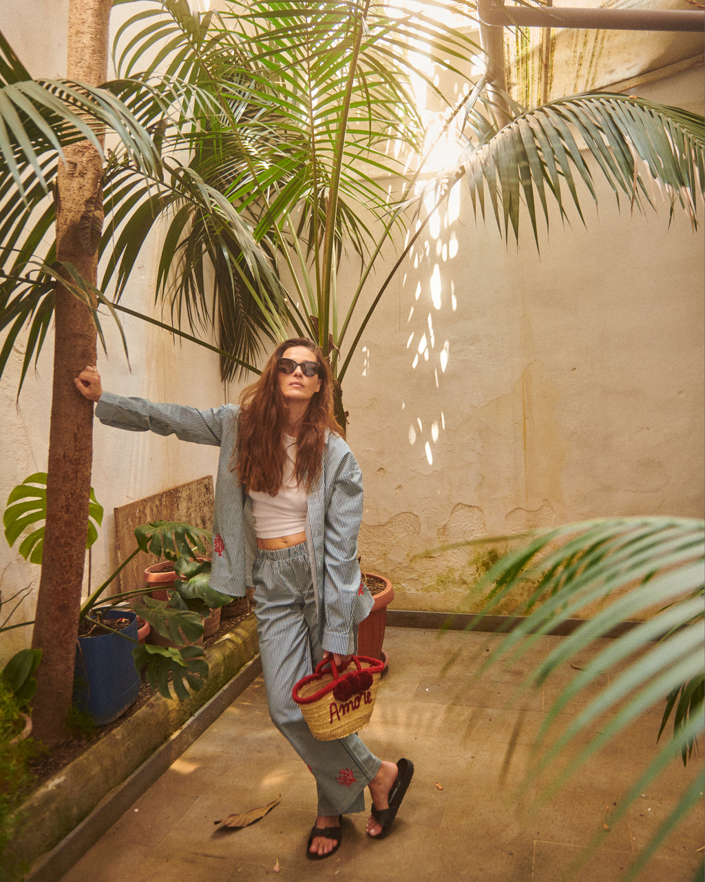 Spodnie Napoli Stripes Green