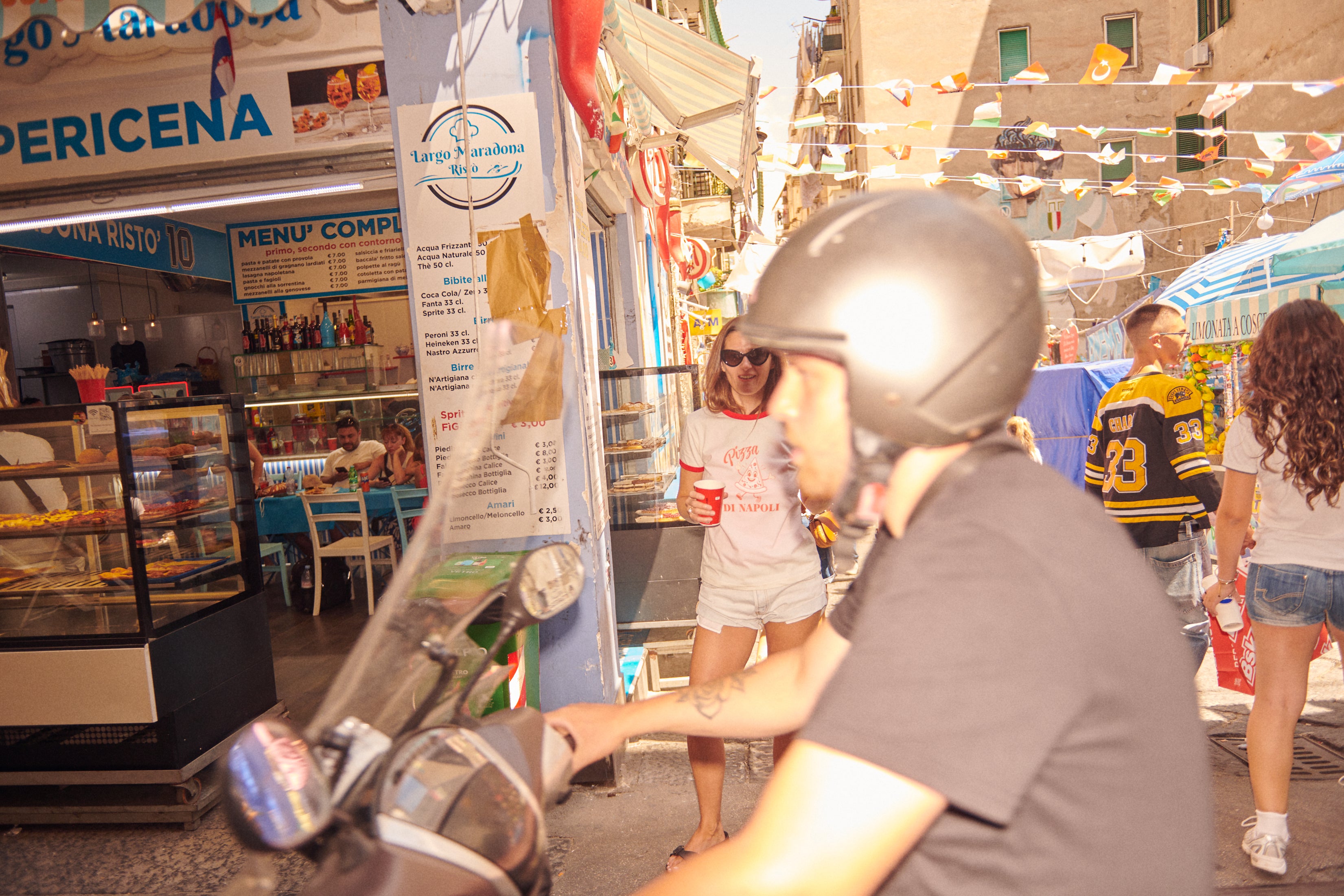 T-shirt Pizza Napoli Vintage