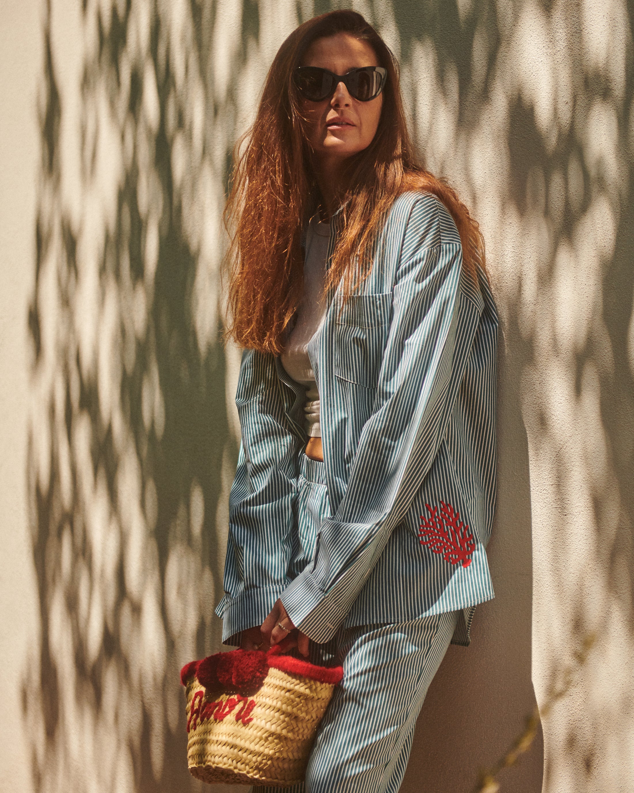 Spodnie Napoli Stripes Green