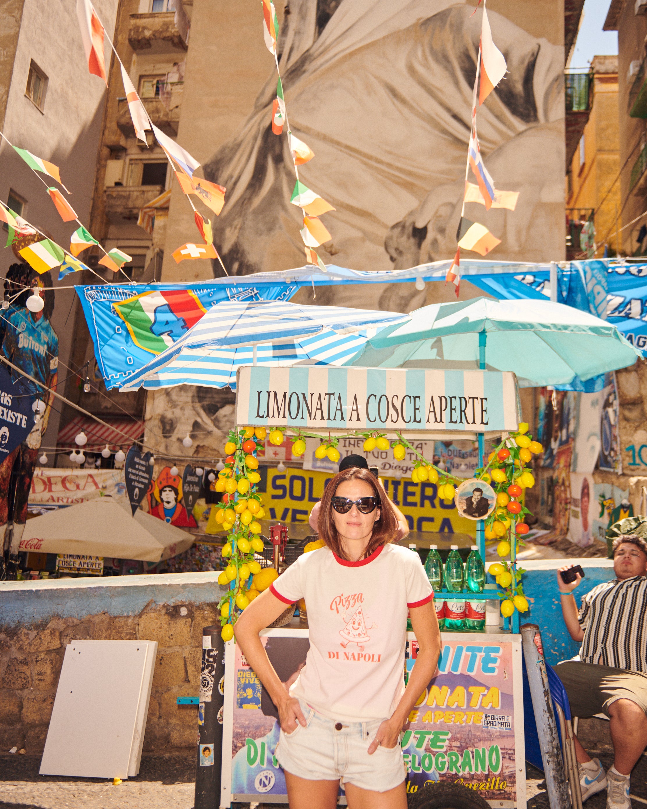 T-shirt Pizza Napoli Vintage