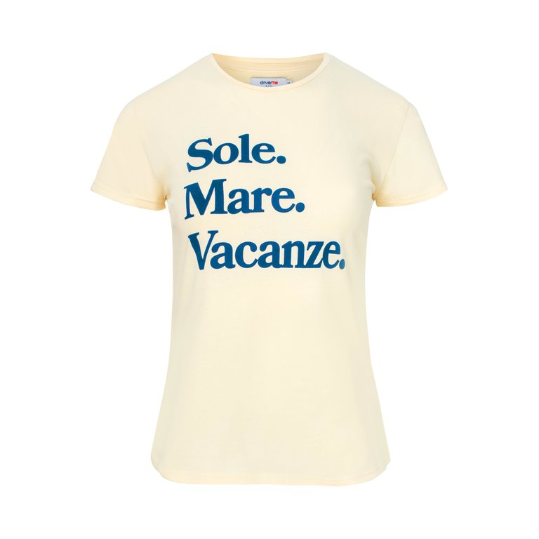 Sole Mare Vacanze T-shirt Reissue