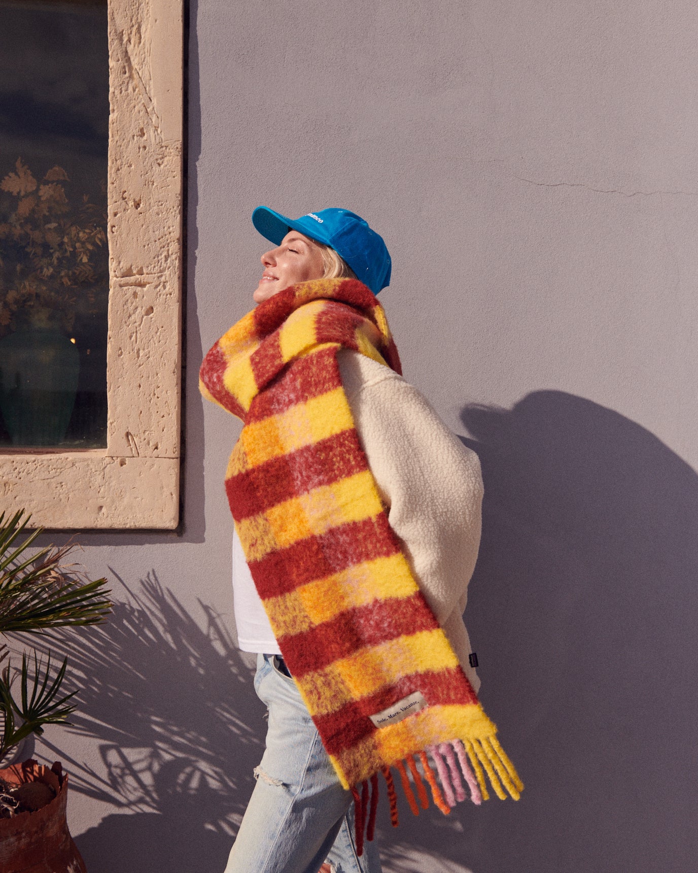 Szalik Z Alpaki /Sole Mare Vacanze Made In Italy