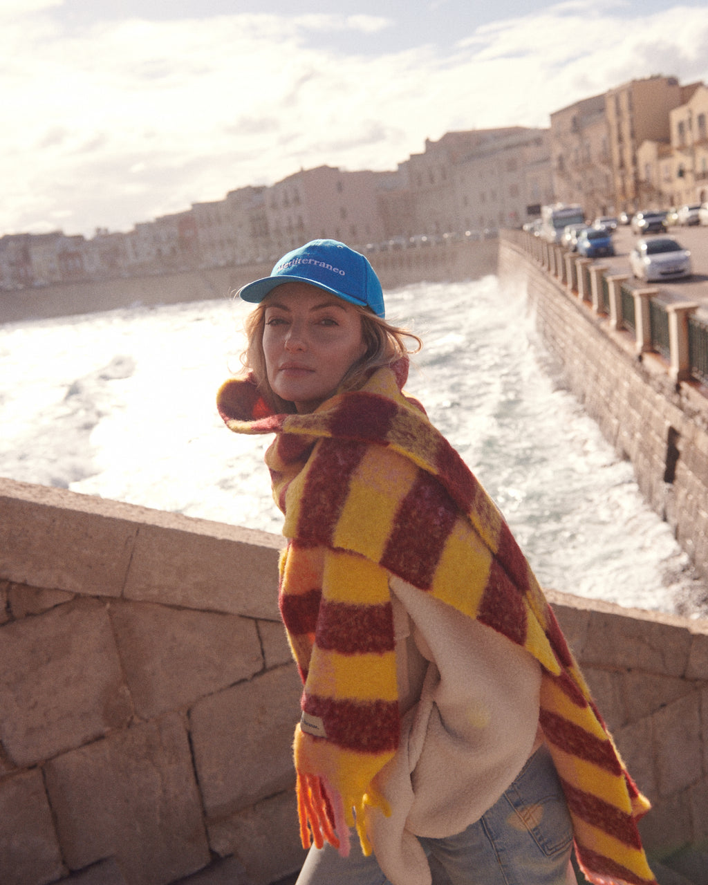 Szalik Z Alpaki /Sole Mare Vacanze Made In Italy