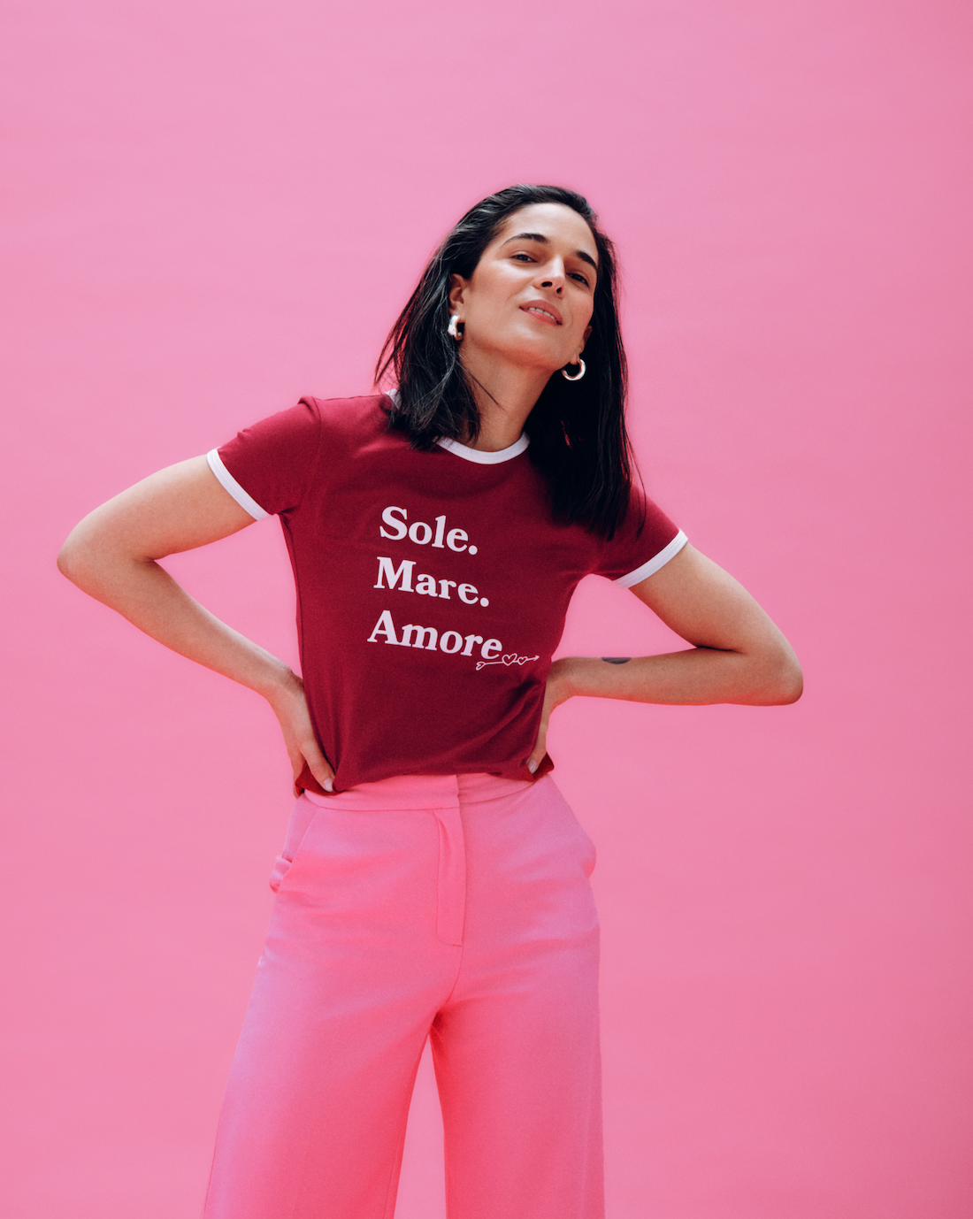 T-shirt Sole Mare Amore Vintage