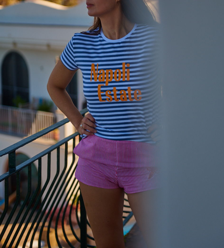 T-shirt Napoli Estate Vintage
