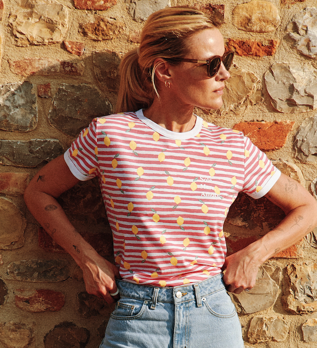 T-shirt Sole Mare Amore Vintage