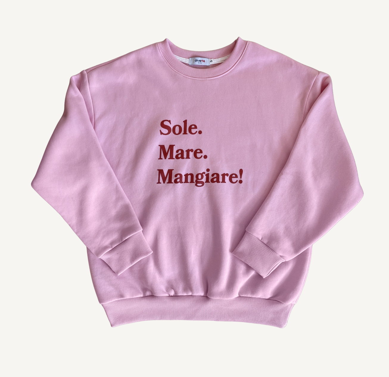 Różowa bluza Sole Mare Mangiare. 