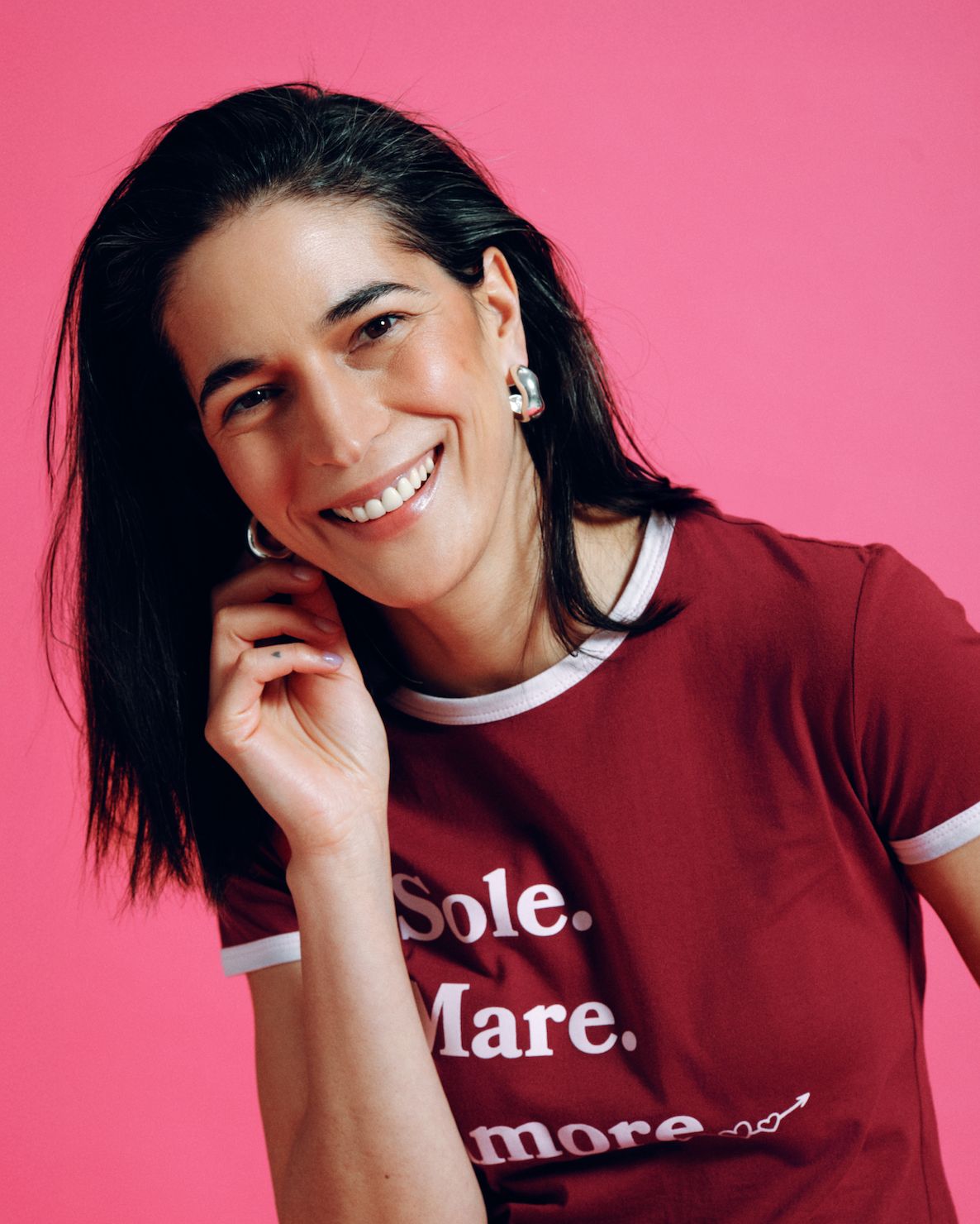 T-shirt Sole Mare Amore Vintage