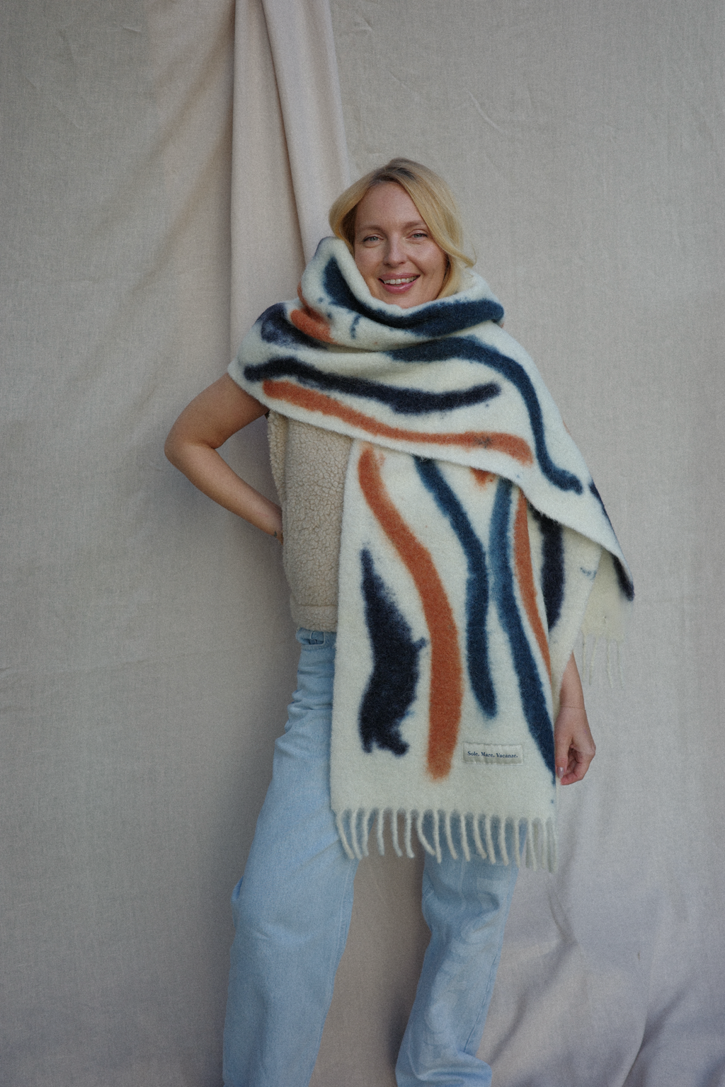 Sciarpa in lana di alpaca di lusso | Made in Italy – Sole Mare Vacanze