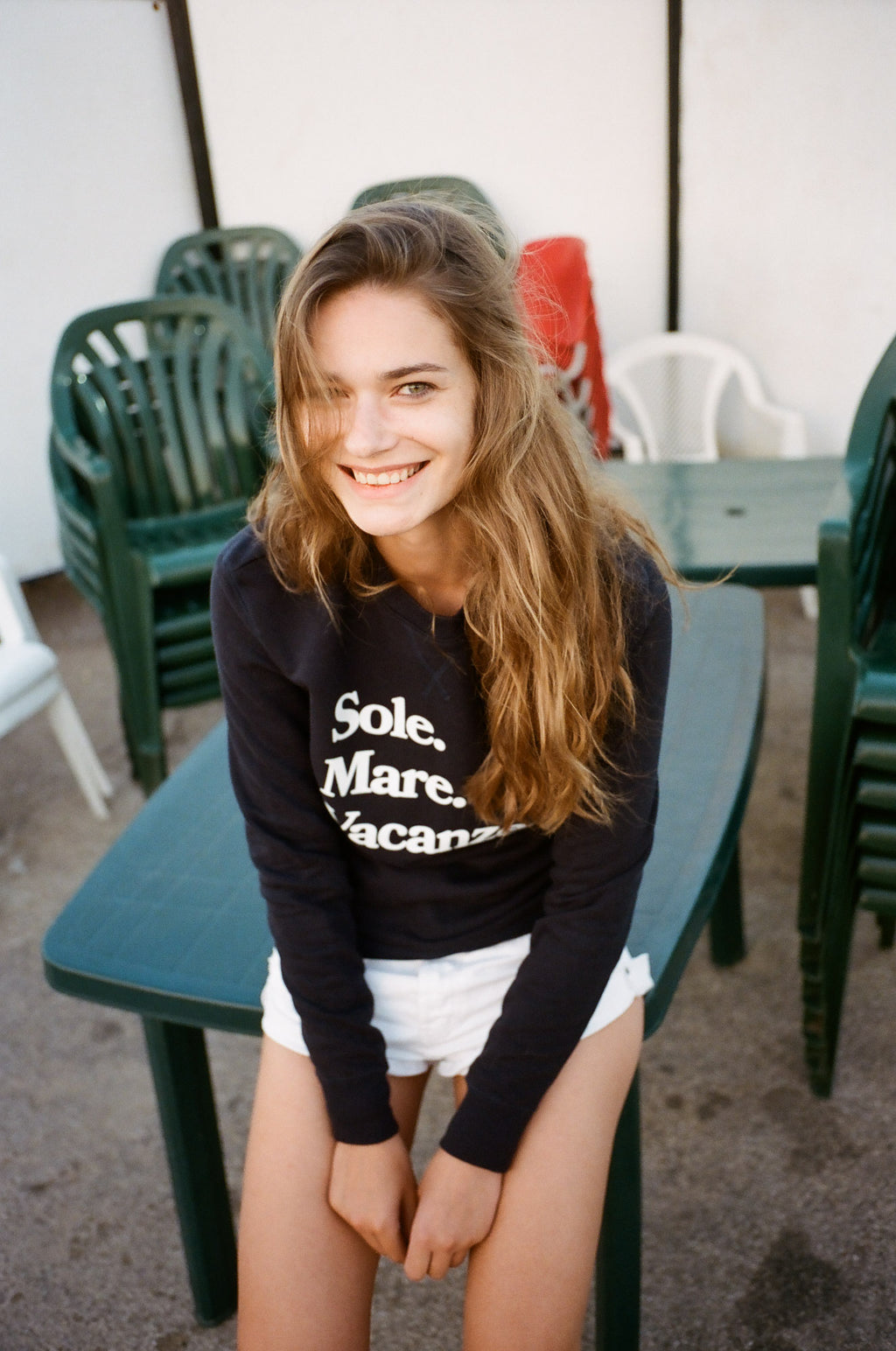 Bluza Sole Mare Vacanze Navy